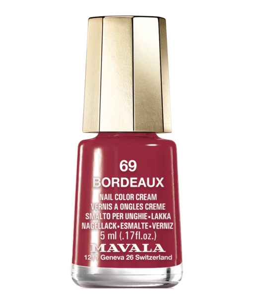 Lac de unghii Bordeaux, 5 ml, Mavala