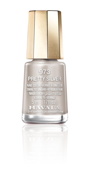Lac de unghii Pretty Silver, 5 ml, Mavala