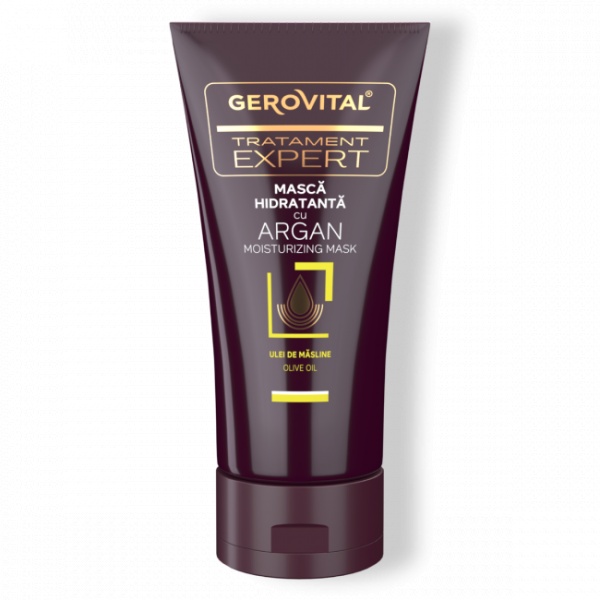 Masca hidratanta cu argan pentru par, 150ml, 1137, Gerovital