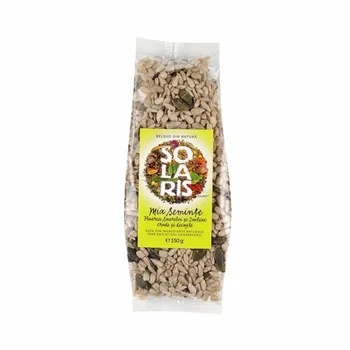 Mix semințe floarea soarelui si dovleac, 150 g, Solaris