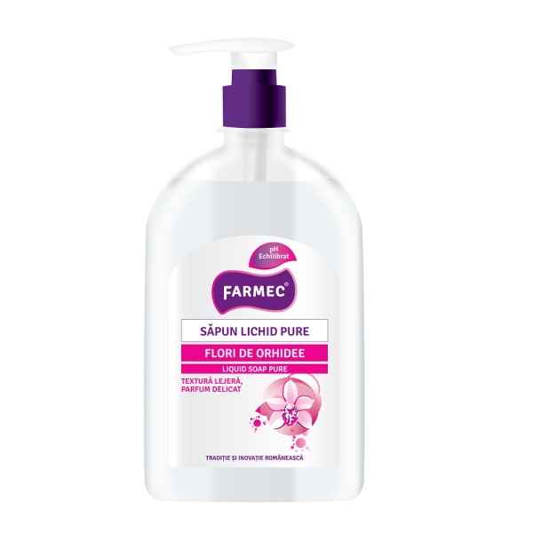 Sapun lichid Pure orhidee, 500 ml, Farmec
