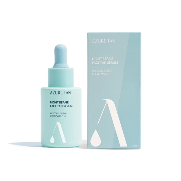Ser autobronzant reparator de noapte, 30ml, Azure Tan