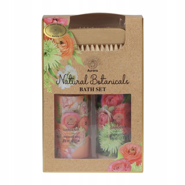 Set cadou Natural Botanicals Gardenia, 3 produse, Aurora