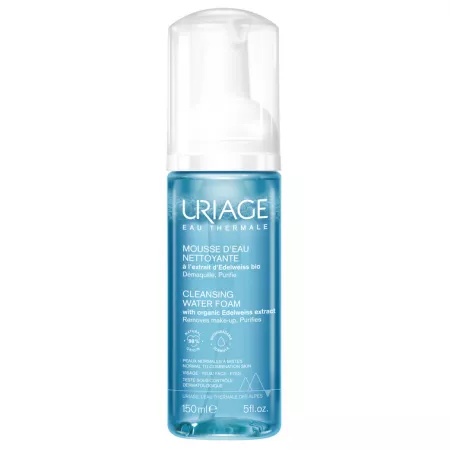 Spuma de curatare pentru ten normal mixt, 150 ml, Uriage