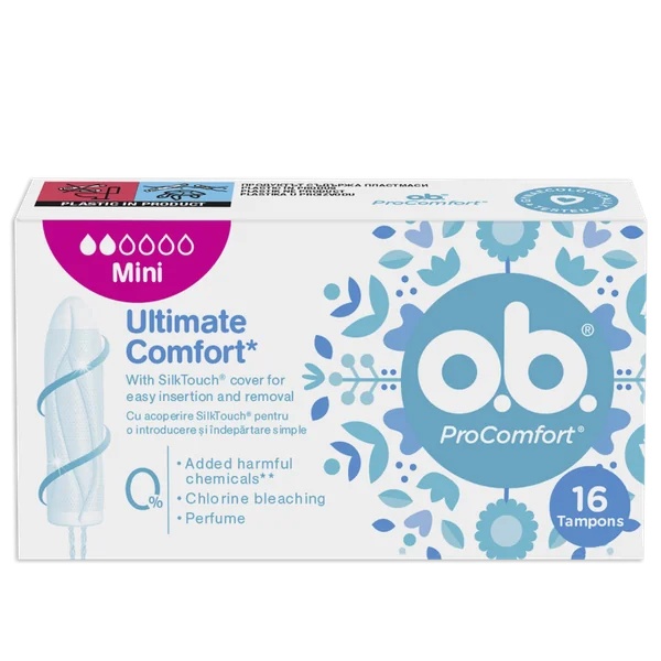 Tampoane OB Procomfort mini, 16 bucati, O.B.