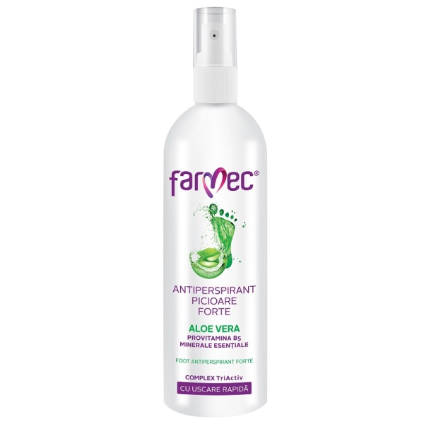 Antiperspirant pentru picioare Forte, 200 ml, Farmec