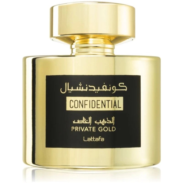 Apa de parfum Confidential Private Gold, 100 ml, Lattafa