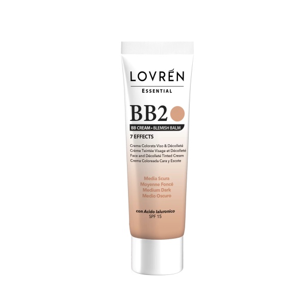 BB Cream Medium Dark, BB2, SPF15, 25ml, Lovren
