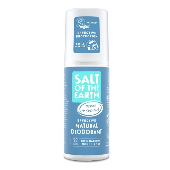 Deodorant vegan spray unisex Ocean & Cocos, 100 ml, Salt Of The Earth