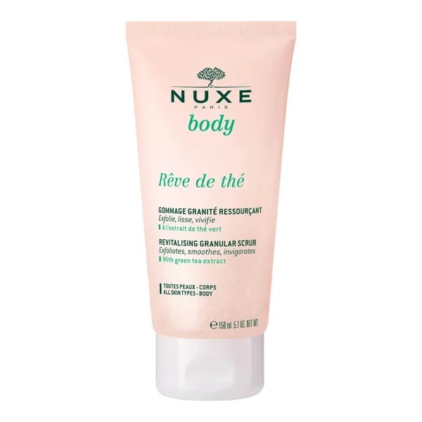 Exfoliant granular revitalizant pentru corp Reve de The, 150ml, NUXE