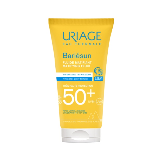 Fluid hidratant Bariesun Mat SPF50+, 50ml, Uriage