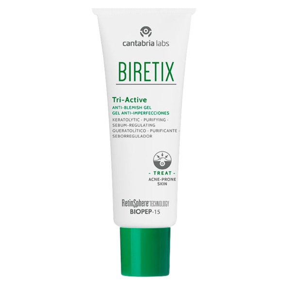 Gel anti-imperfectiuni Tri-Active Biretix, 50 ml, Cantabria Labs