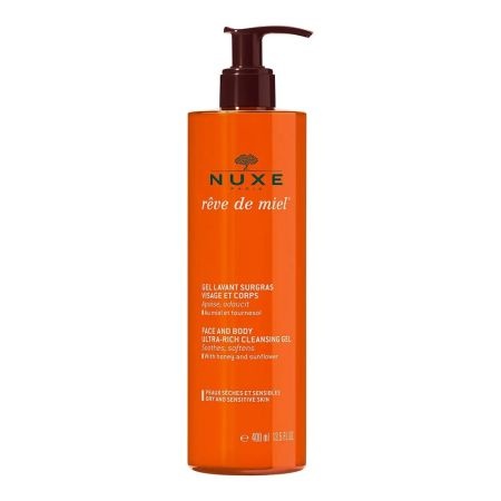 Gel hidratant de curatare fata si corp pentru piele uscata si sensibila Reve de Miel, 400ml, NUXE