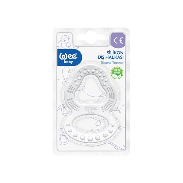 Inel pentru dentitie din silicon moale, cod 858, 1 bucata, Wee Baby