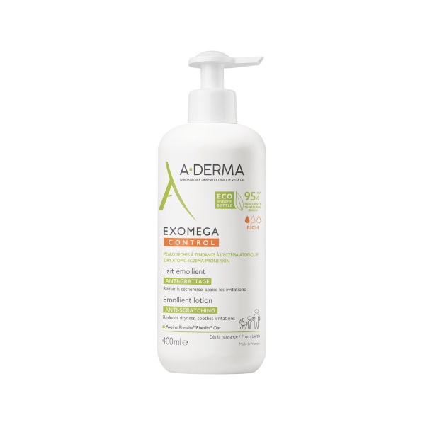 Lapte emolient Exomega Control, 400 ml, A-Derma
