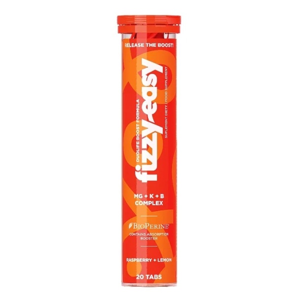 Mg+K+B Complex Boost Formula Fizzy Easy, 20 tablete efervescente, DuoLife