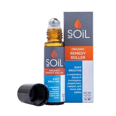 Roll-on cu uleiuri esențiale Easy Breathe, 10 ml, SOiL