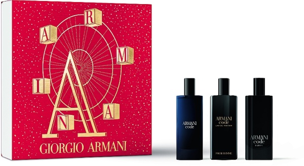 Set Armani Code Apa de toaleta 15 ml, apa de toaleta 15 ml si parfum 15 ml, Giorgio Armani