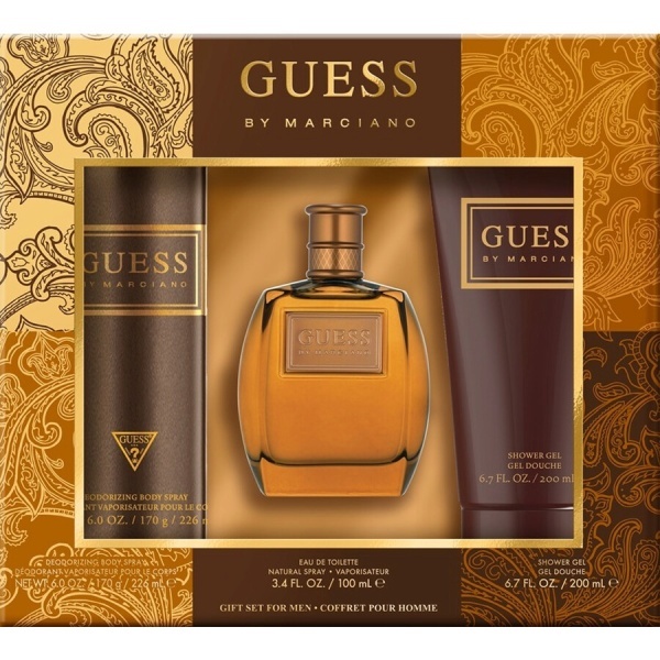 Set by Marciano Man Apa de toaleta 100 ml + Gel de Duș 200 ml + Deodorant Spray 226 ml, Guess