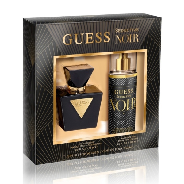 Set Seductive Noir Apa de toaleta 75 ml + Spray de corp 125 ml, Guess