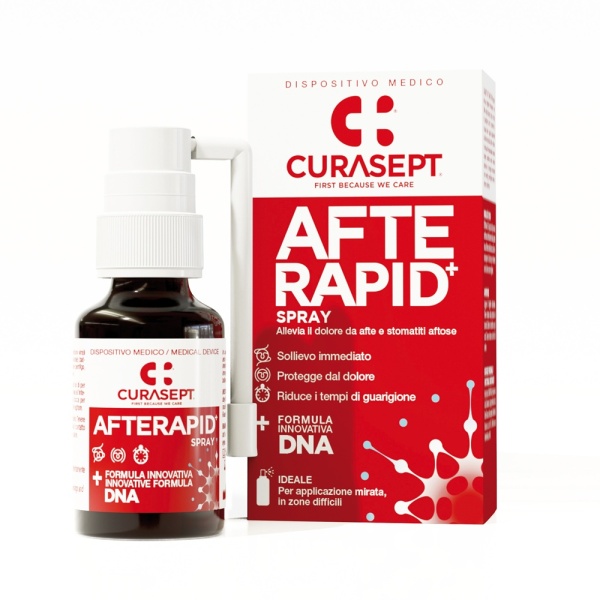 Spray Afte Rapid+ DNA, 15ml, Curasept