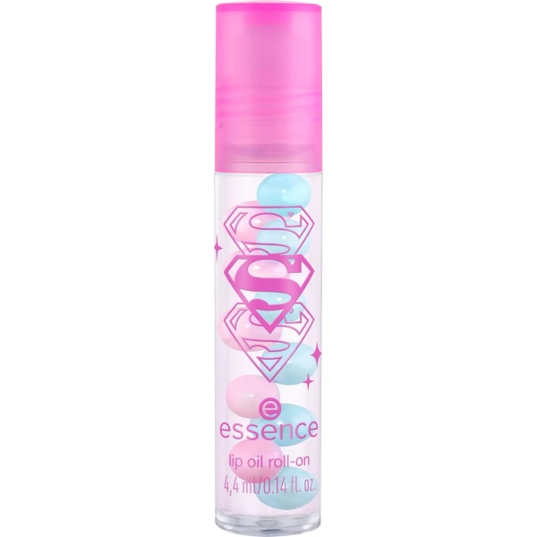 Ulei de buze hidratant roll on Superman, 4.4 ml, Essence