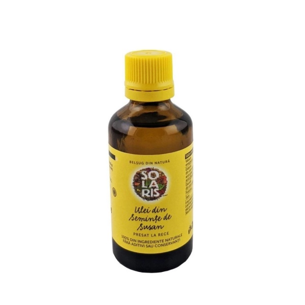 Ulei din seminte de susan presat la rece, 100 ml, Solaris
