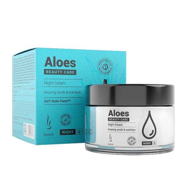 Crema de noapte cu aloe, 50 ml, Duolife