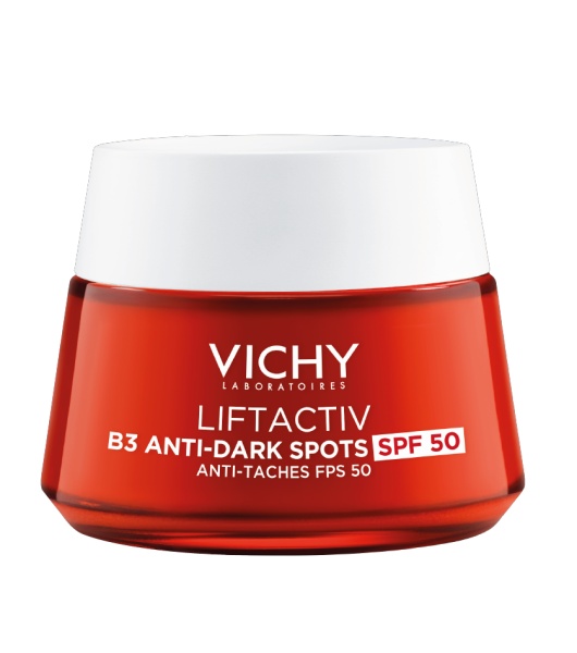 Crema de zi antirid cu niacinamida si SPF 50 Liftactiv B3, 50 ml, Vichy