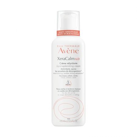 Crema relipidanta pentru pielea uscata predispusa la dermatita atopica sau prurit XeraCalm AD, 400 ml, Avene
