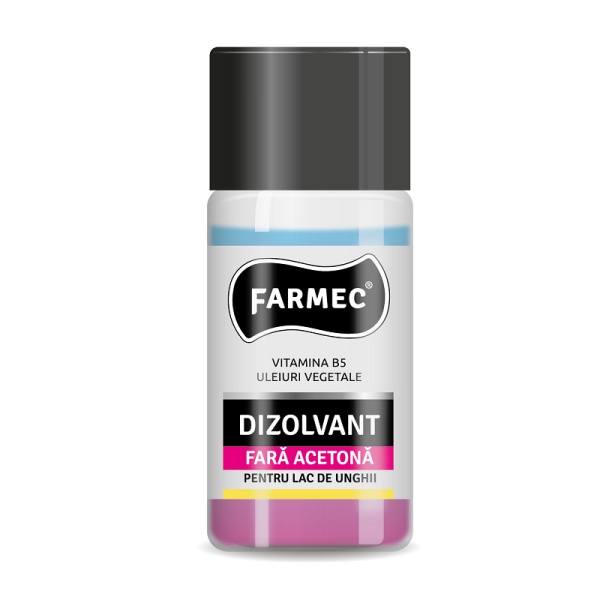 Dizolvant lac de unghii fara acetona, 50 ml, Farmec