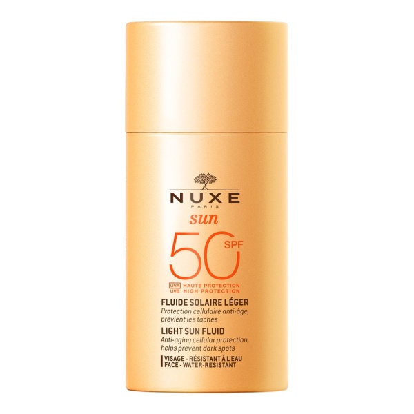 Fluid cu protectie solara SPF50 pentru toate tipurile de ten Sun, 50 ml, Nuxe