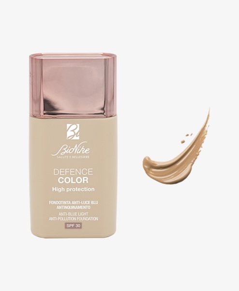 Fond de ten protectie impotriva luminii albastre - poluare Defence Color High Protection, 305 miel, 30 ml, Bionike