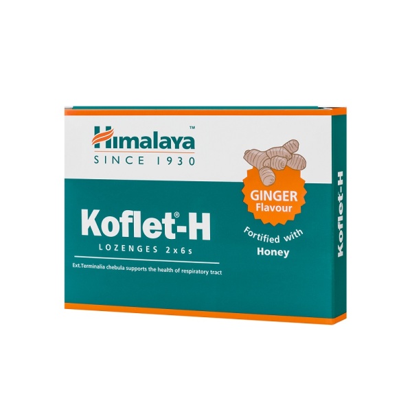Koflet-H ghimbir, 12 comprimate, Himalaya