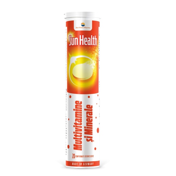 Multivitamine si Minerale, 20 comprimate efervescente, Sun Wave