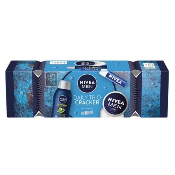 NIVEA SET CADOU MEN SET 3 DAILY TRIO CRACKER