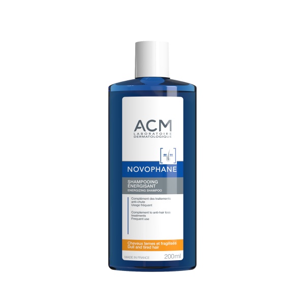 Sampon energizant pentru par fragil Novophane, 200 ml, Acm