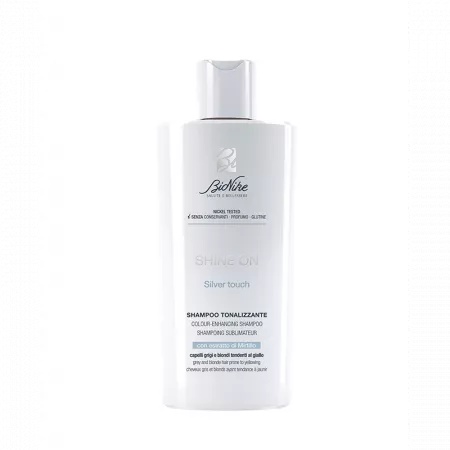 Sampon pentru neutralizarea galbenului Shine On Silver Touch, 200 ml, BioNike