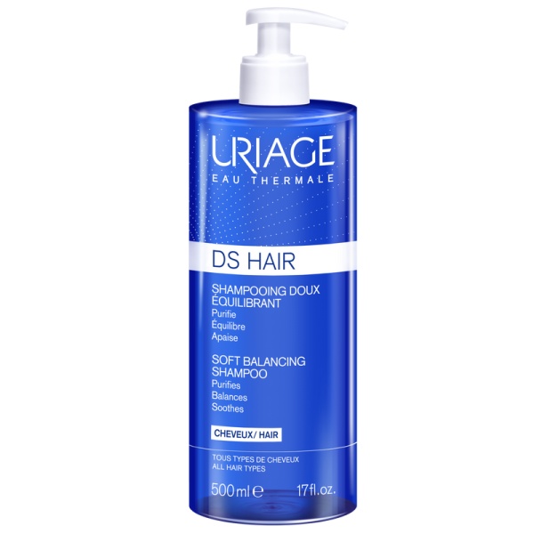Sampon reechilibrant DS Hair, 500ml, Uriage