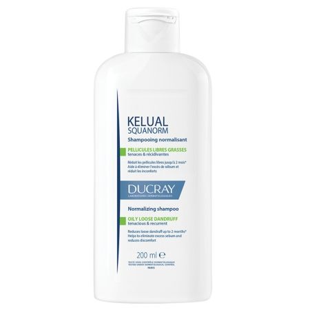 Sampon tratament anti-matreata grasa Squanorm, 200 ml, Ducray