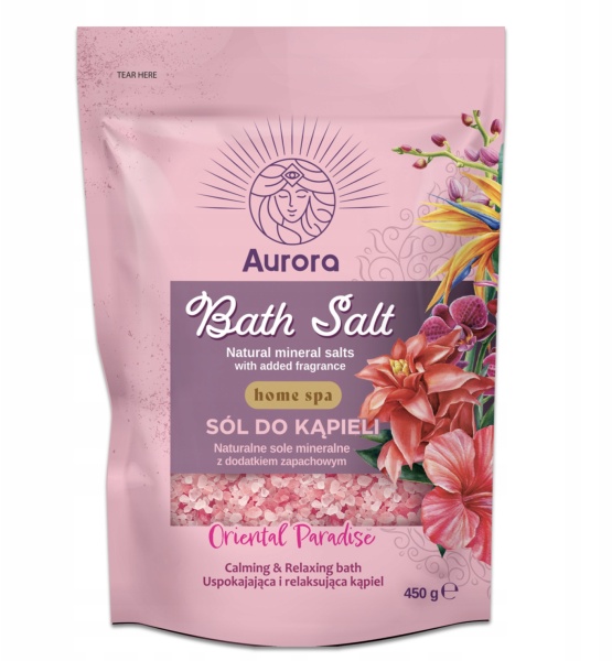 Sare de baie Home Spa Oriental Paradise, 450 g, Aurora