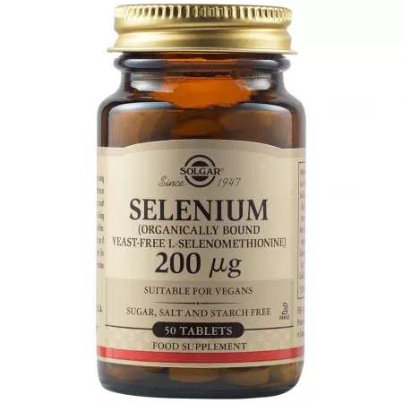 Selenium 200 mcg, 50 tablete, Solgar
