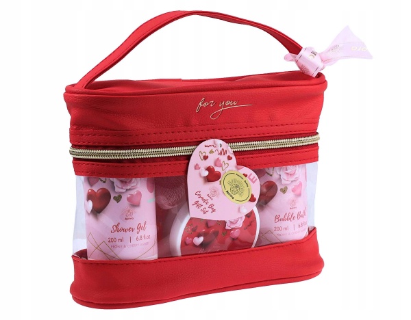 Set 4 produse cosmetice pentru femei, cu aromă de bujor și chihlimbar de cireș, 1811 Aurora