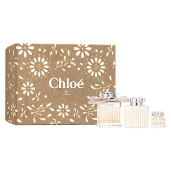 Set Apa de parfum 75 ml, Lotiune de corp 100 ml si Minispray cu apa de parfum 5 ml, Chloe