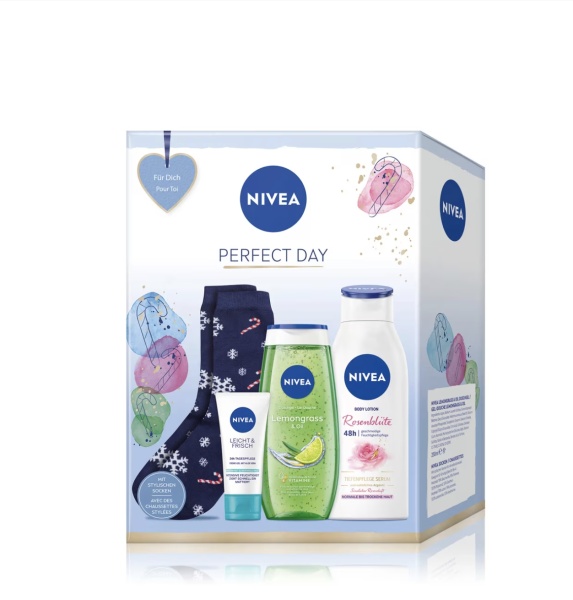Set cadou Perfect Day Set de îngrijire corporală, Nivea