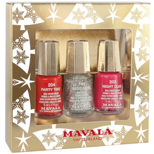 Set Lac de Unghii Gold Party, 3x5ml, Mavala