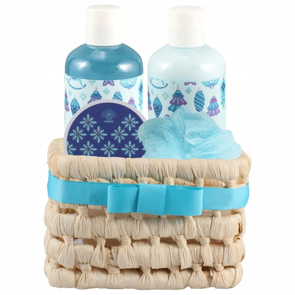 Set Winter 4 produse intr-un cos albastru, Aurora