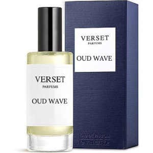 Apa de parfum barbati Oud wave, 15 ml, Verset