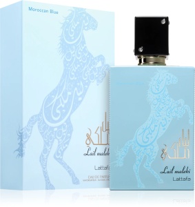 Apa de parfum Lail Maleki Moroccan Blue, 100 ml, Lattafa - Img 2