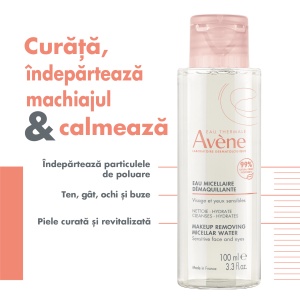 Apa micelara demachianta, 100ml, Avene - Img 2